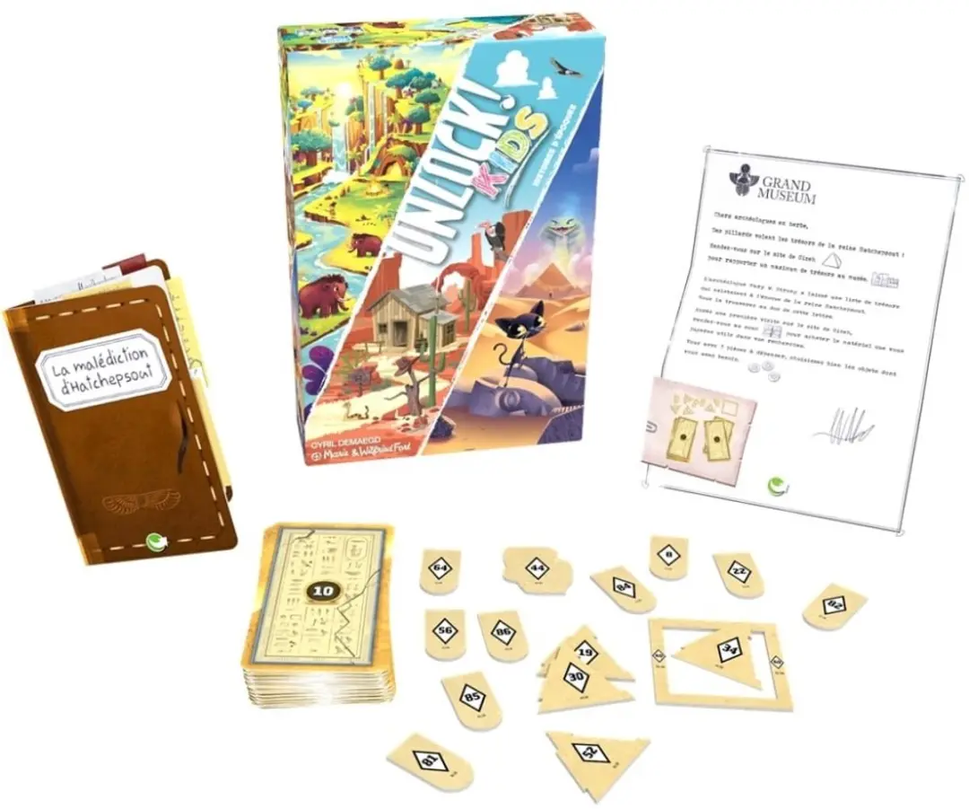 Space Cowboys Unlock! Kids Avonturen uit het verleden Bordspel - 2-6 Spelers