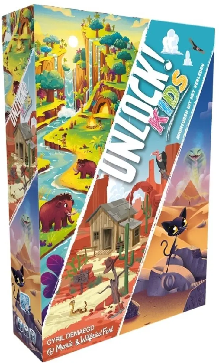 Space Cowboys Unlock! Kids Avonturen uit het verleden Bordspel