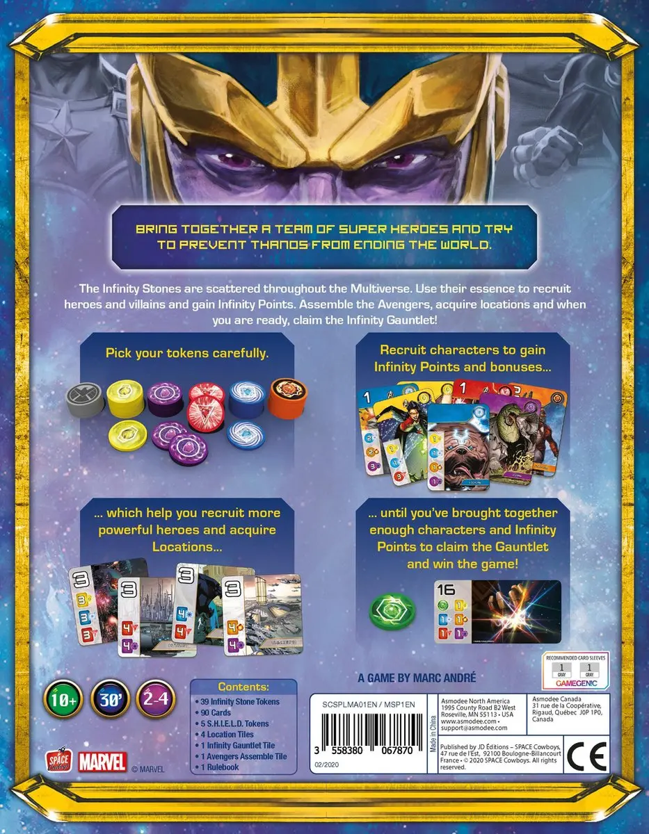 Space Cowboys Splendor Marvel Bordspel - Engelstalige uitgave
