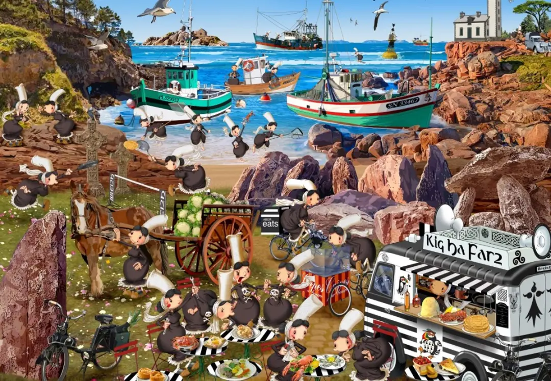 Grafika puzzel Les Bigoudènes