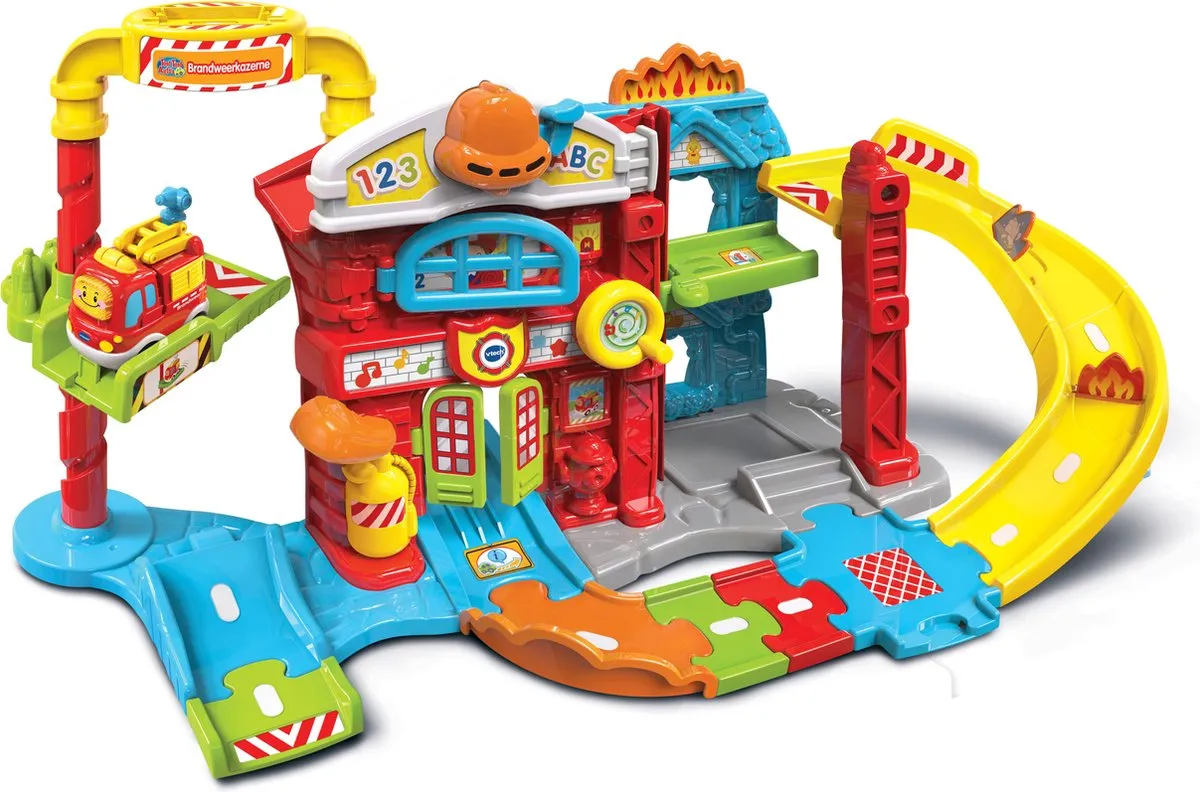VTech Toet Toet Auto's Brandweerkazerne 80-503923 - Multikleuren