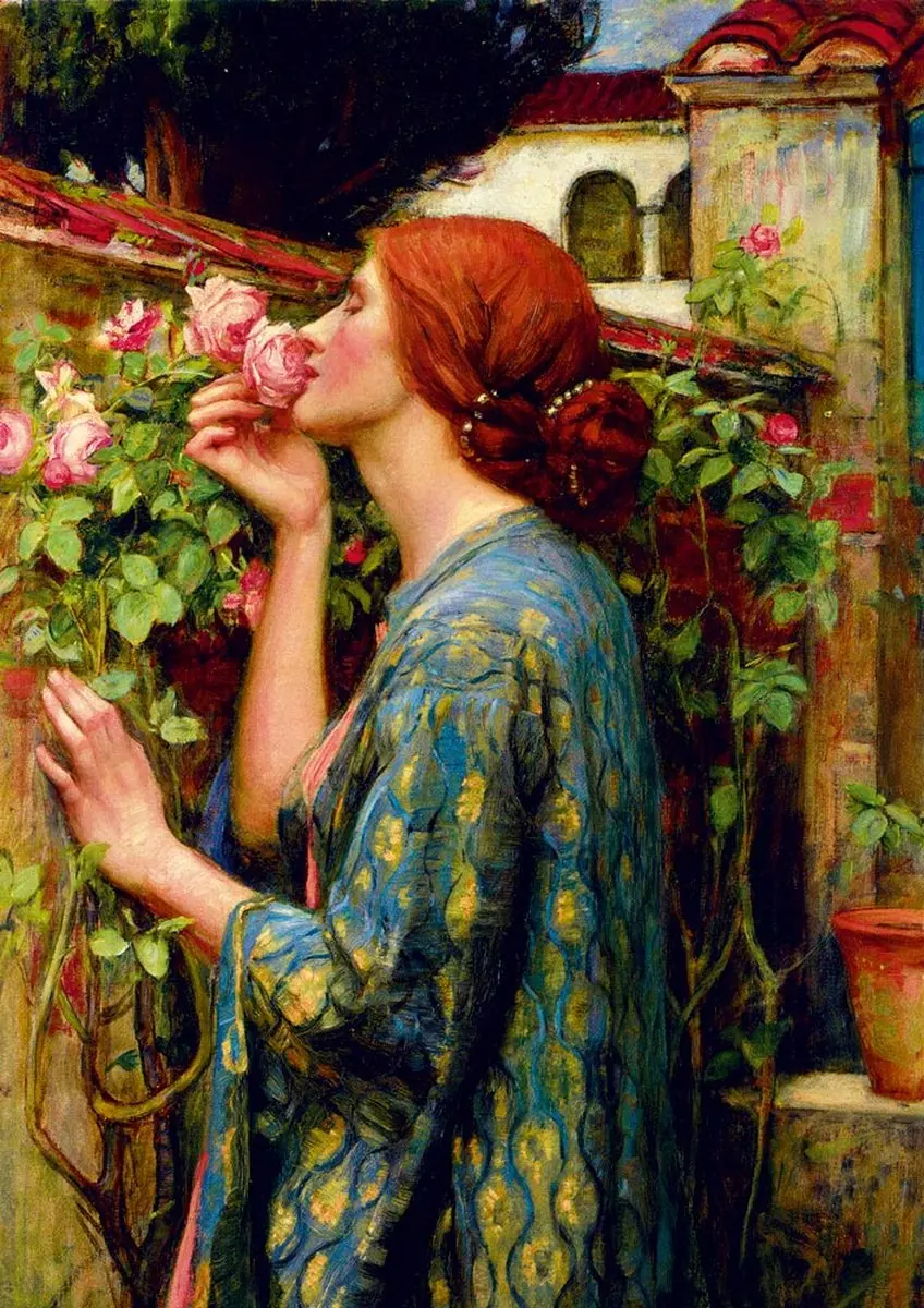 Bluebird Puzzle legpuzzel John William Waterhouse The Soul of the Rose 1000 stuk