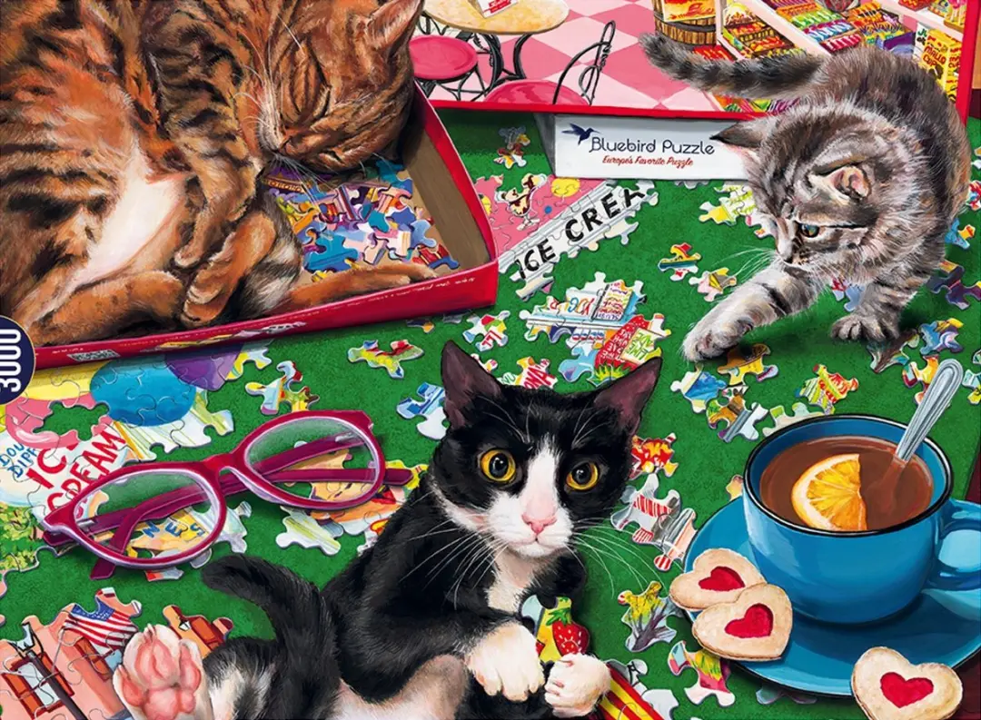 Bluebird Puzzle legpuzzel katten
