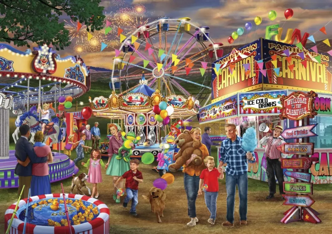 Bluebird Puzzle Family Fun Carnival