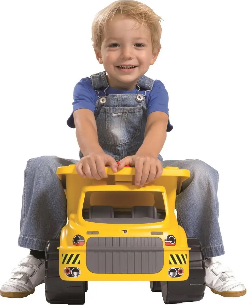 BIG Power Worker Maxi Kiepwagen 800055810 - 25kg - Geel - afbeelding 6 van 6