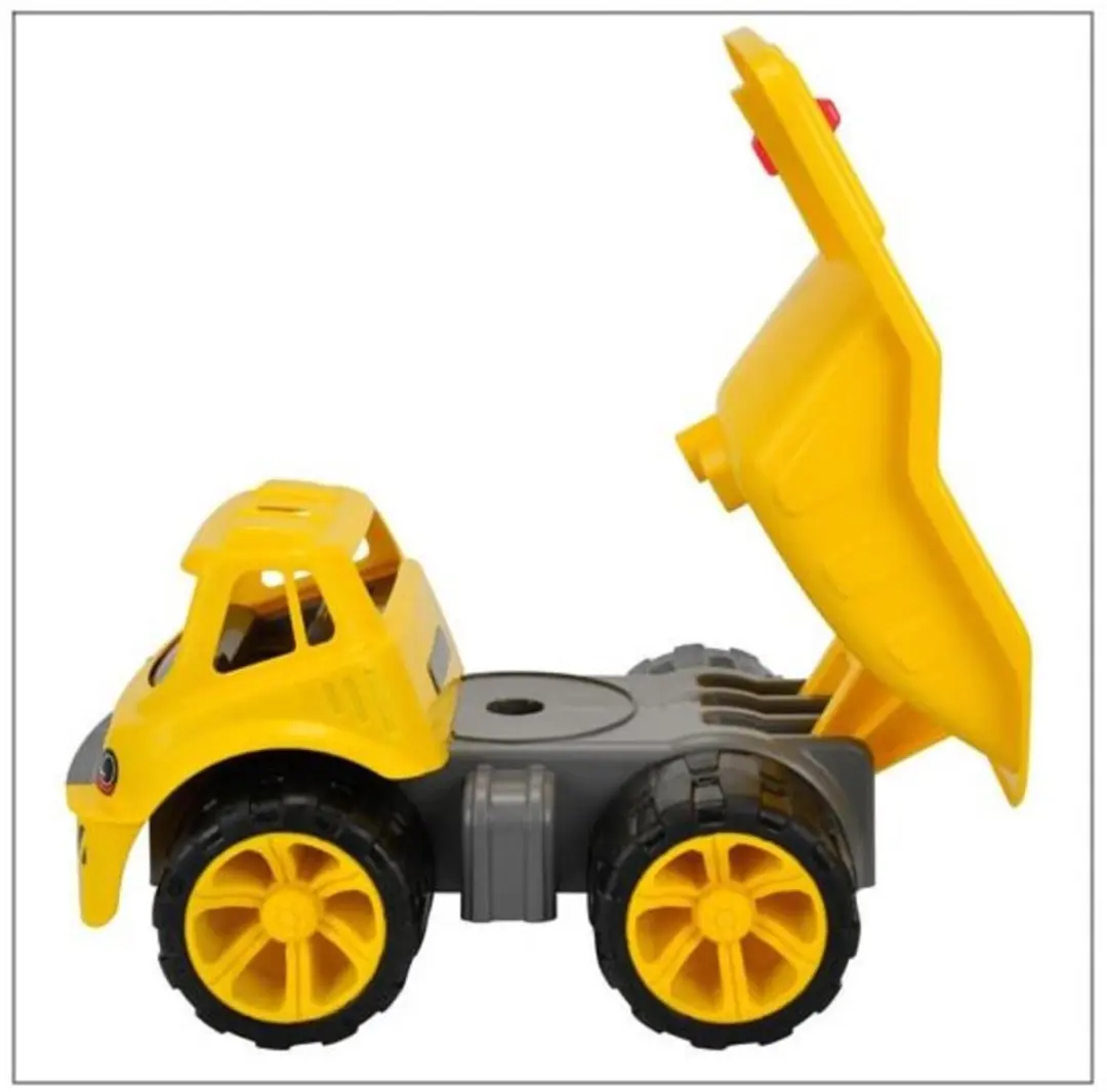 BIG Power Worker Maxi Kiepwagen 800055810 - 25kg - Geel - afbeelding 3 van 6