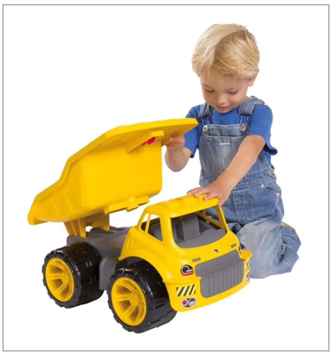 BIG Power Worker Maxi Kiepwagen 800055810 - 25kg - Geel - afbeelding 5 van 6