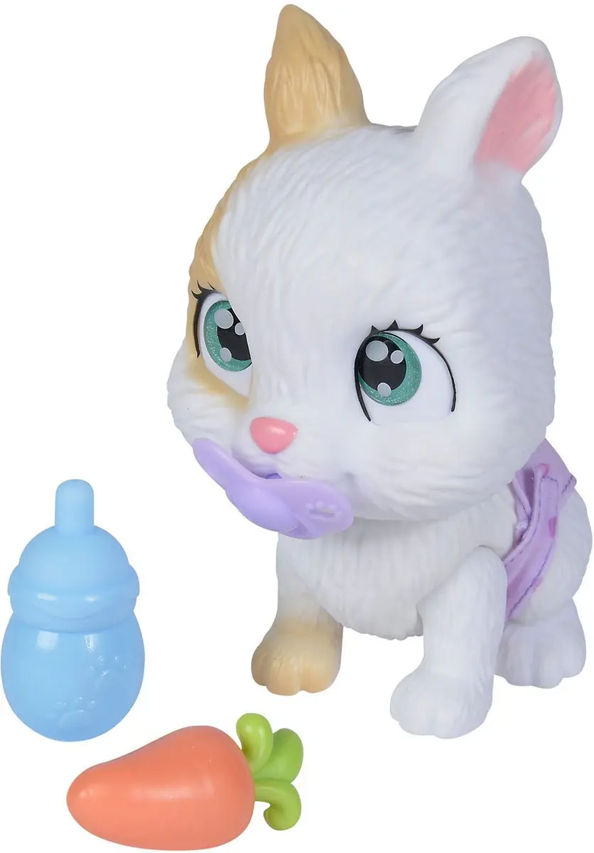 Simba Pamper Petz Konijn Speelfiguur - Wit/Rozig - afbeelding 5 van 6