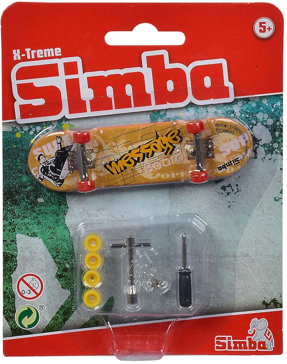Simba Toys Vingerskateboard - Meerkleurig - afbeelding 5 van 6