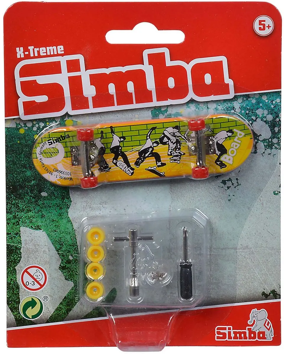 Simba Toys Vingerskateboard - Meerkleurig - afbeelding 4 van 6