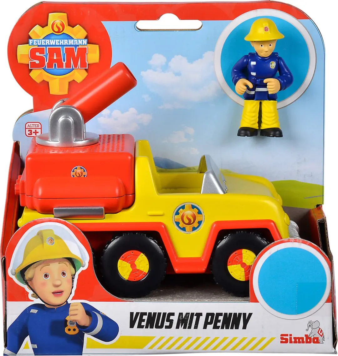 Simba Brandweerman Sam Venus Brandweerwagen - MPN 109252506038 - afbeelding 3 van 6