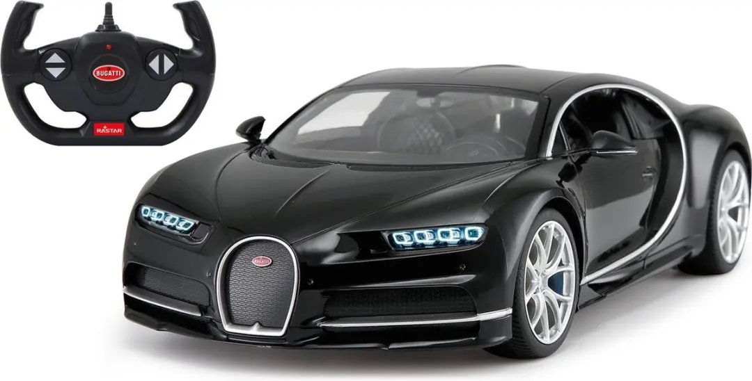 Jamara RC Sport Auto Bugatti Chiron 405134 - 1:14 - Zwart - afbeelding 2 van 6