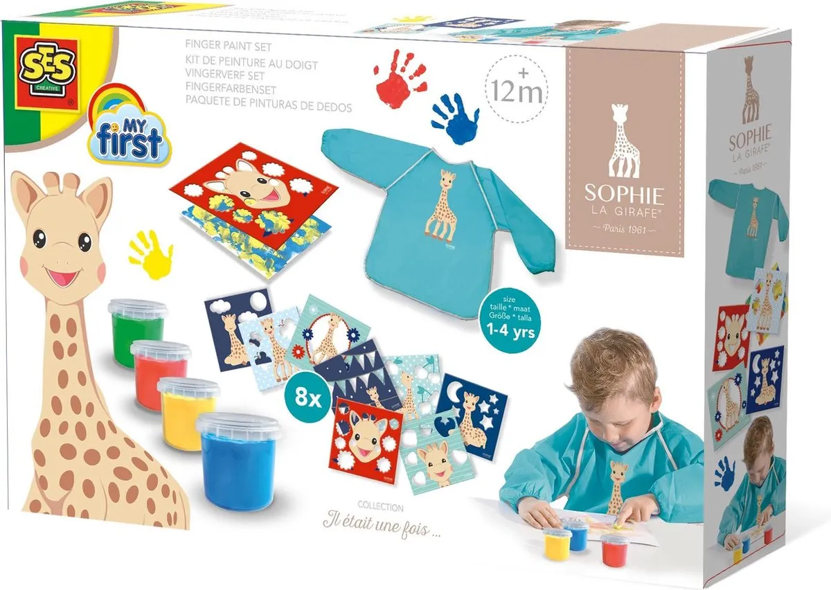 SES Creative Sophie la Girafe Vingerverfset
