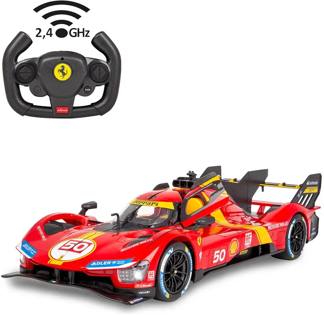 Jamara Ferrari 499P RC Auto 1:14 - 2,4GHz - Rood - afbeelding 6 van 6