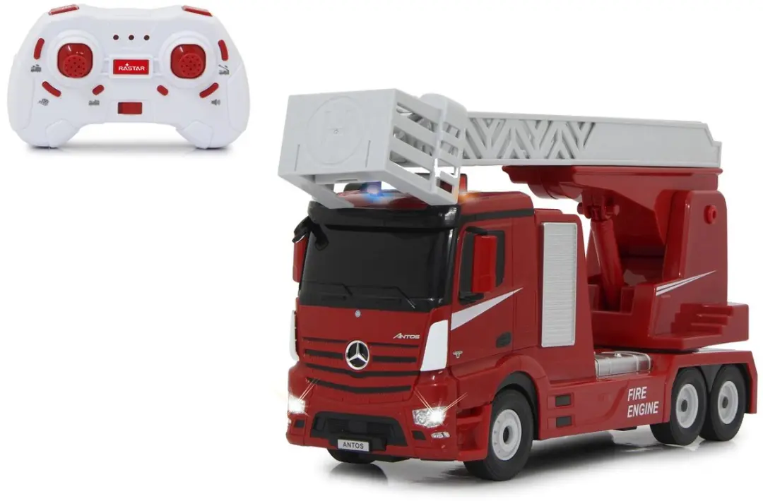 Jamara RC Ladder Brandweerwagen Mercedes-Benz Antos 1:24