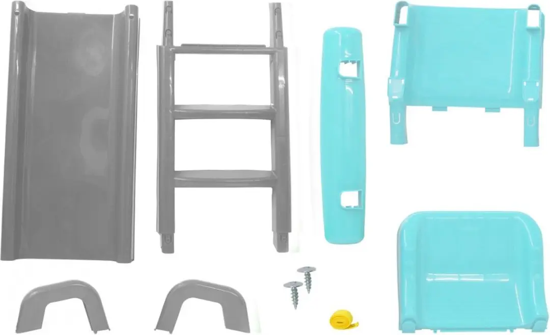 Jamara Glijbaan Junior 460549 - 145x59x79cm - Grijs - afbeelding 6 van 6