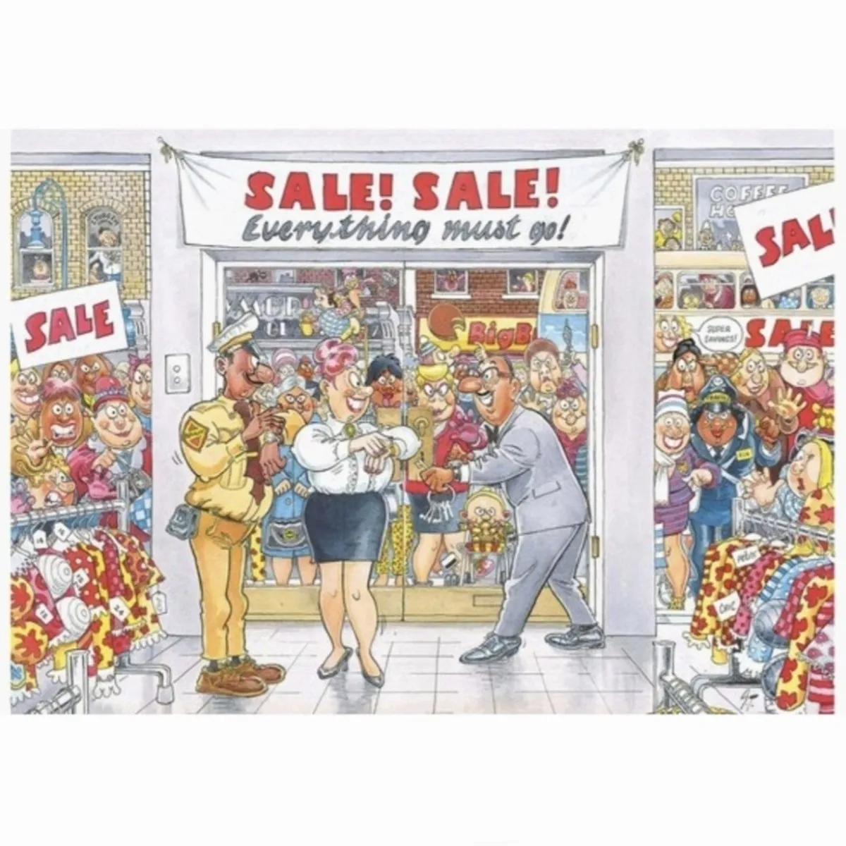 Wasgij Mystery 7 Jumbo Legpuzzel 500 Stuks - Multi