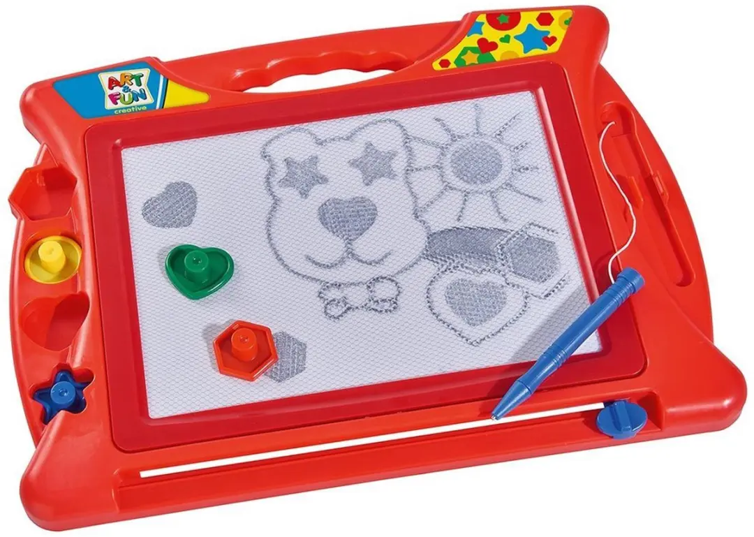 Simba Art & Fun Magisch Tekentafel 40x29cm - HobbyPakket - Rood/Geel/Blauw - afbeelding 4 van 6