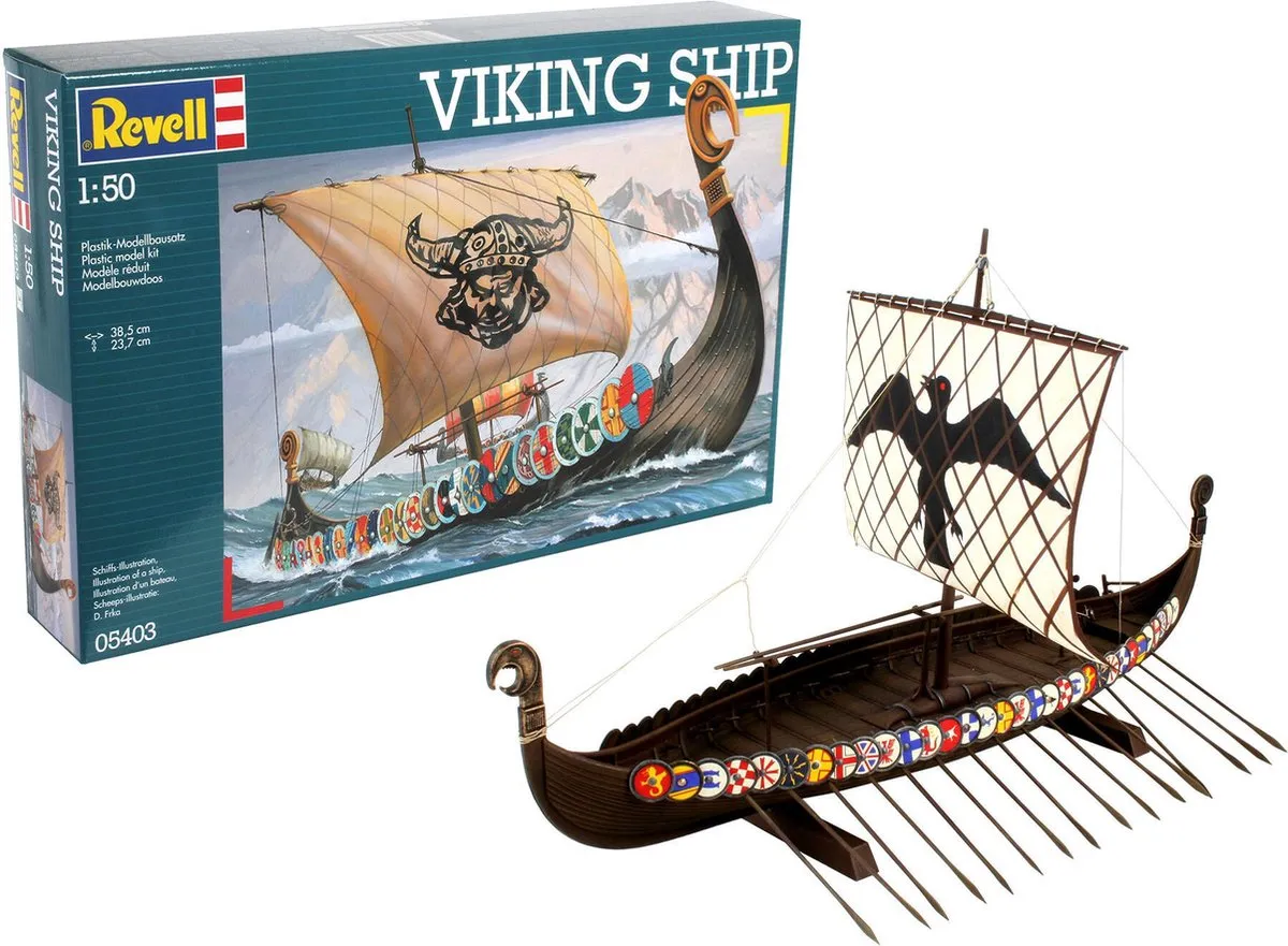 Revell 05403 Viking Ship Modelbouwpakket 1:50 - 131 Onderdelen