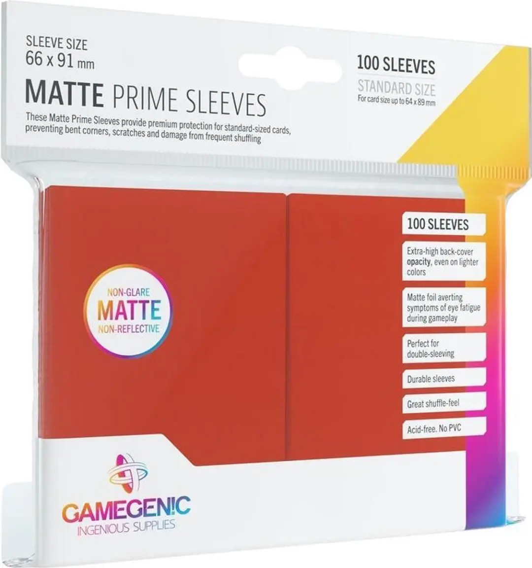 Gamegenic Matte Prime Sleeves GGS10027ML