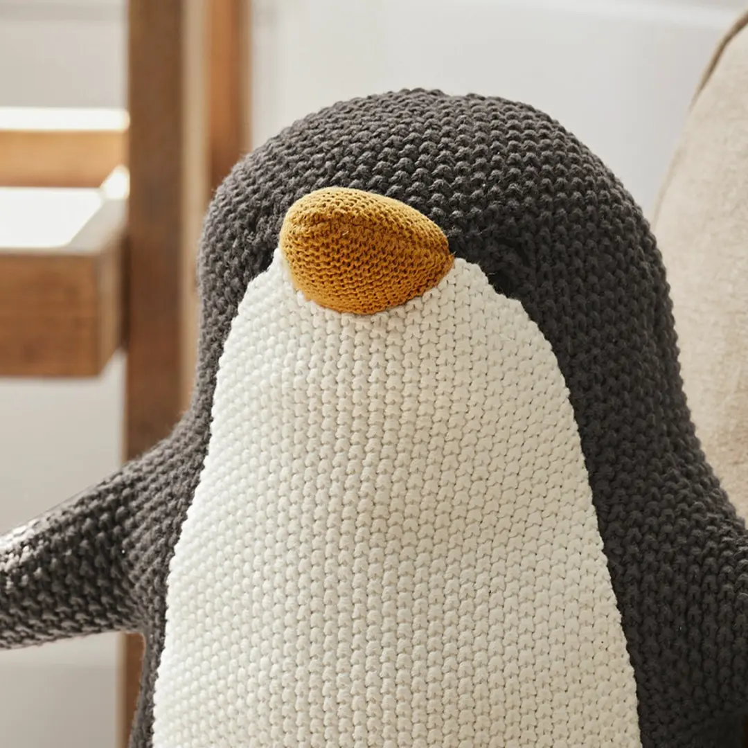 Loberon Knuffeldier Jocienne - Grijs/Geel/Wit