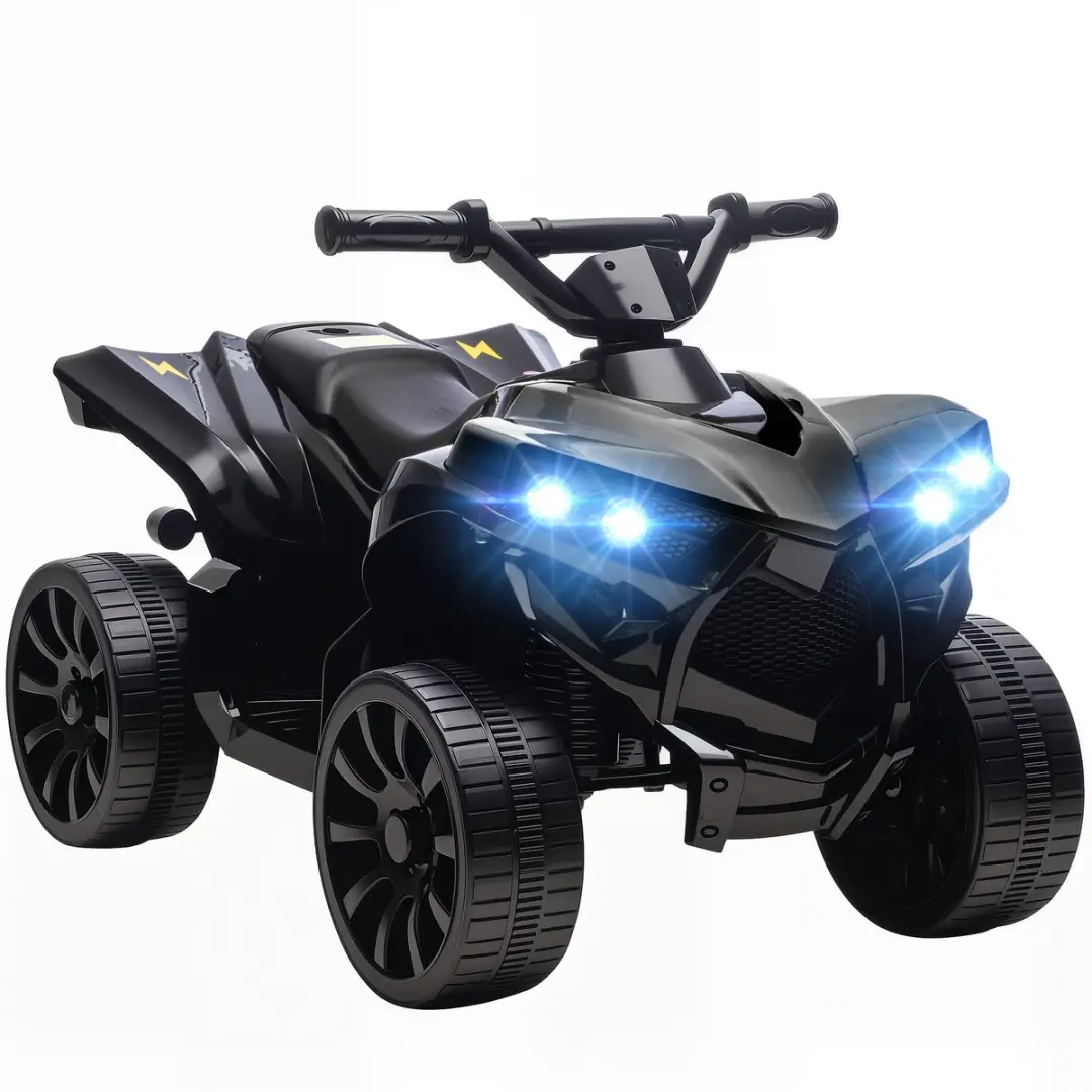 AIYAPLAY Elektrische Kinderauto Metaal, Kunststof 70L x 42B x 45H cm Zwart