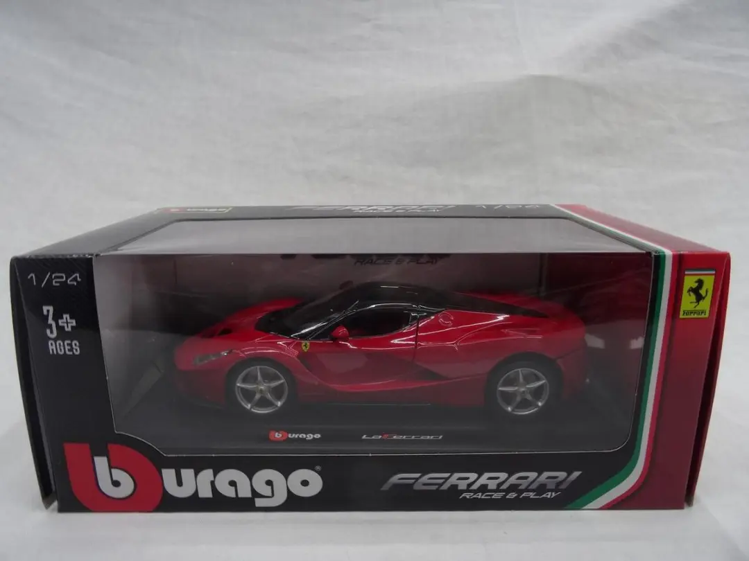 Bburago Ferrari Laferrari 1:24 Modelauto - Rood - afbeelding 6 van 6