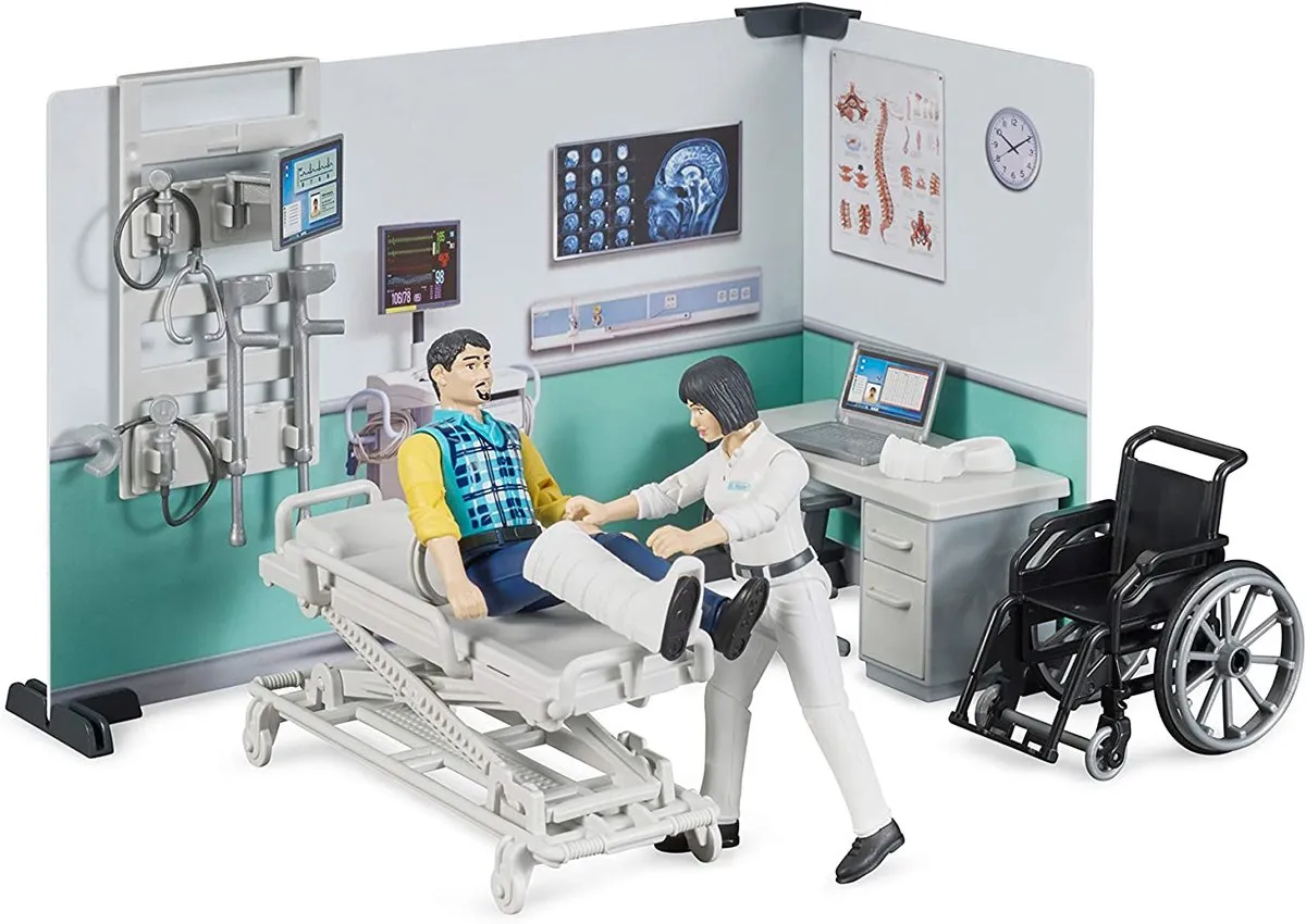 Bruder B-World Gezondheidspost BF62711 - Multicolor