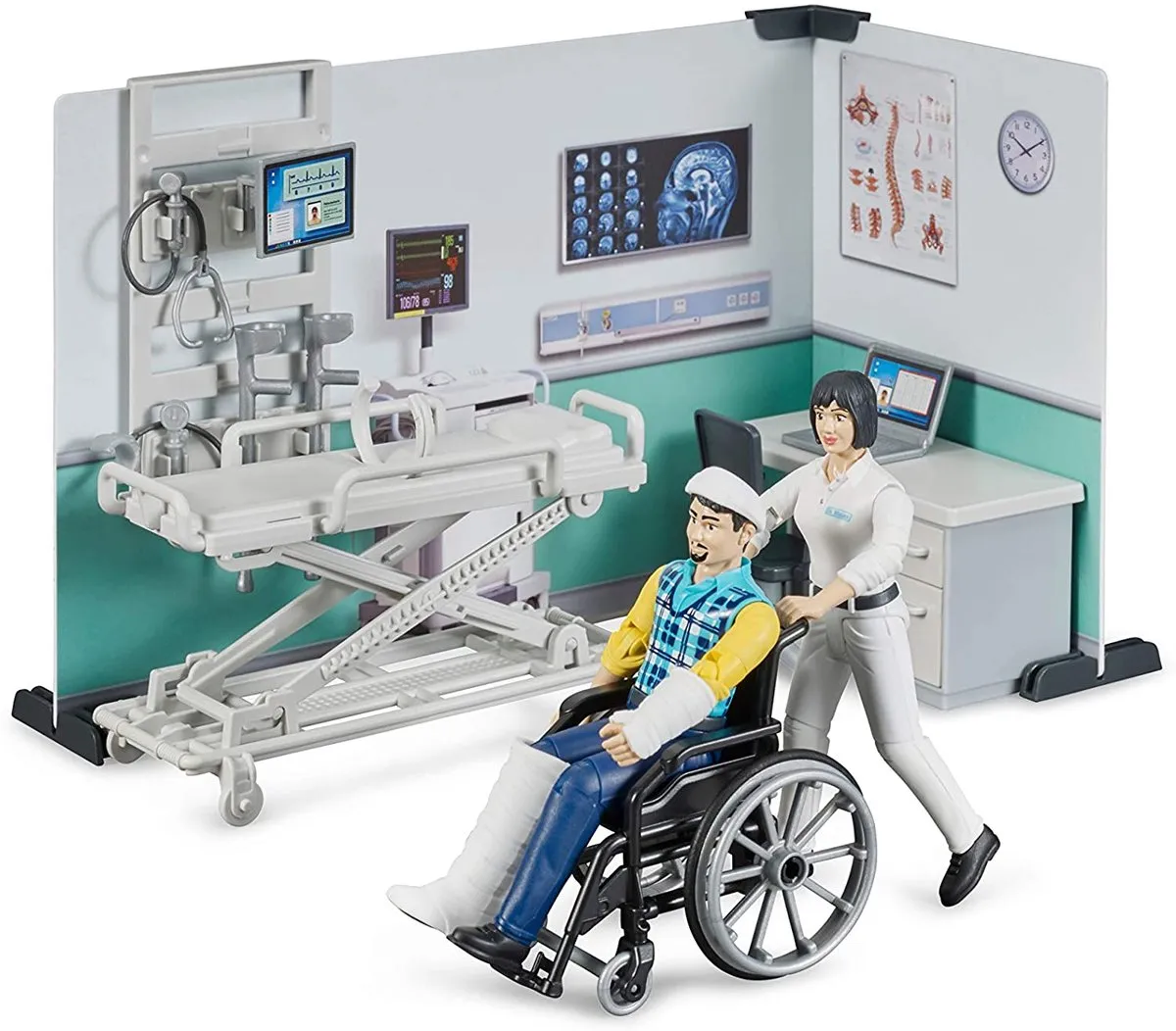 Bruder B-World Gezondheidspost BF62711 - Multicolor