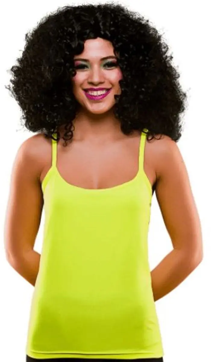 80's Neon geel topje