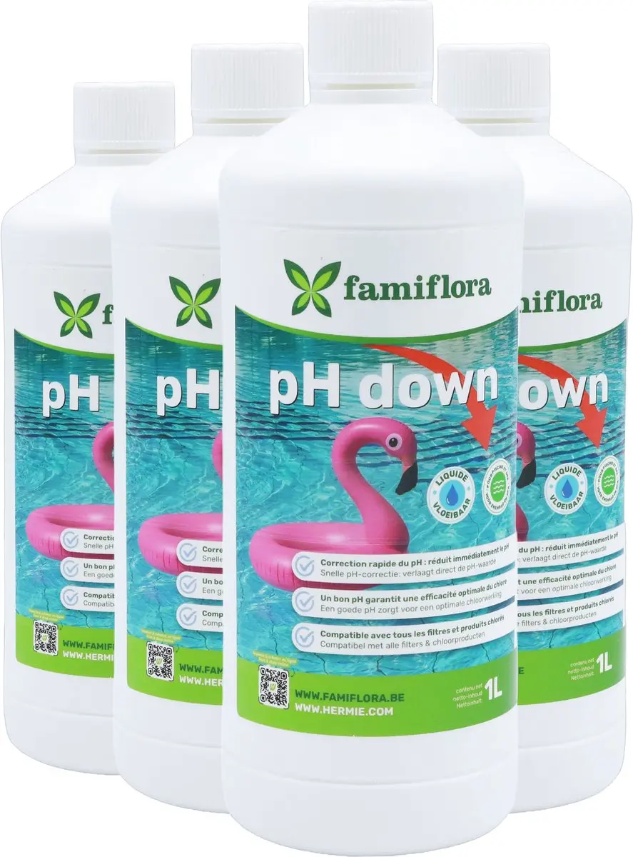 Famiflora pH Down vloeibaar 4x 1L