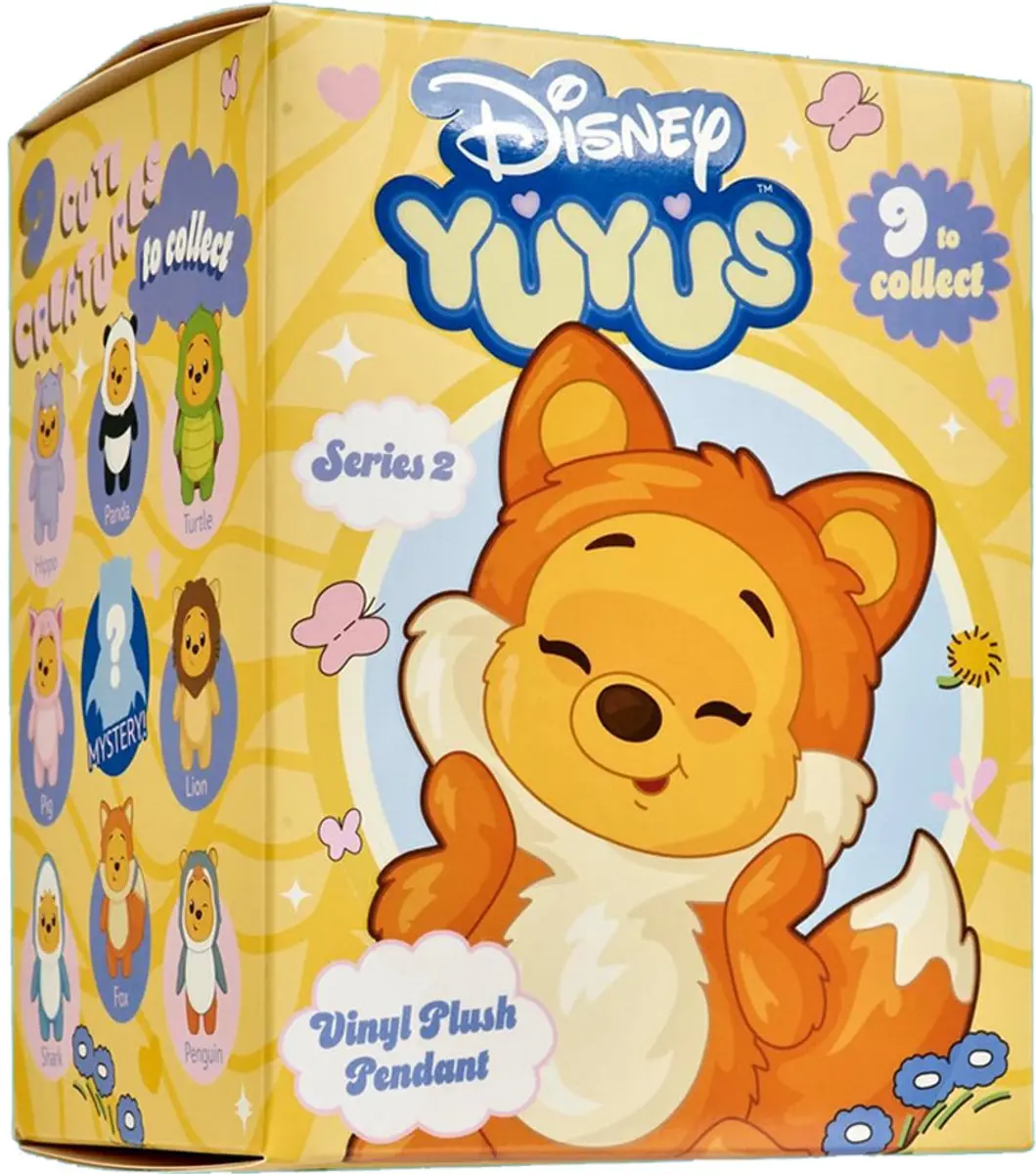 Simba Winnie The Pooh YUYU's Sleutelhanger Mystery Box - Wave 2 - Multicolor