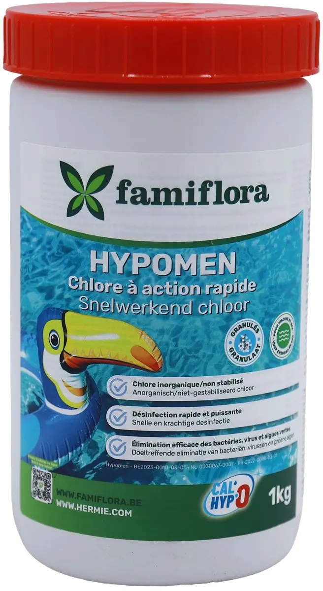 Famiflora Hypomen Chloorgranulaat 1kg - Snelwerkend