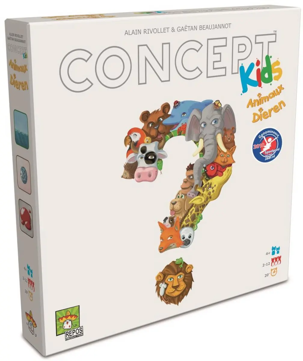 Repos Production Concept Kids Dieren Educatief Bordspel 5425016922743