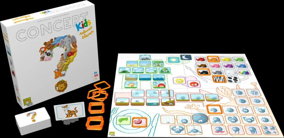Repos Production Concept Kids Dieren Educatief Bordspel 5425016922743 - 2-12 Spelers