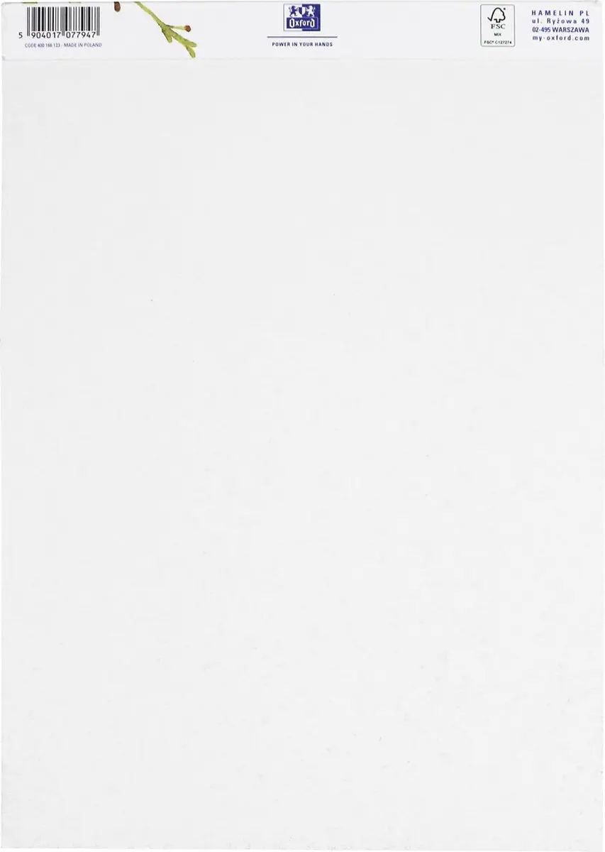Oxford Mixed Media Blok A4 - 50 Vel - 225g - afbeelding 4 van 4