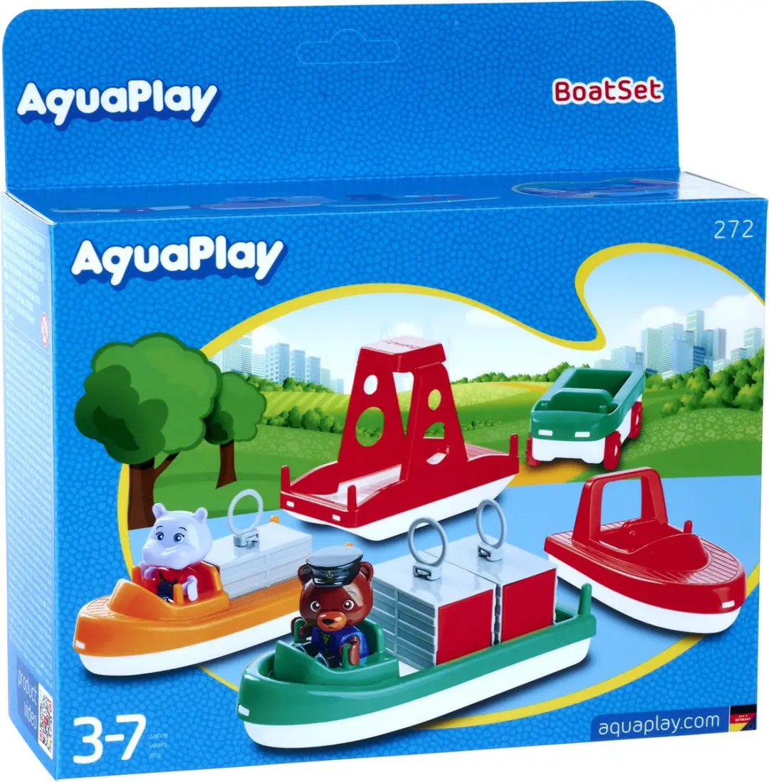 Aquaplay Big Boten Set Waterbaanaccessoires - afbeelding 3 van 6