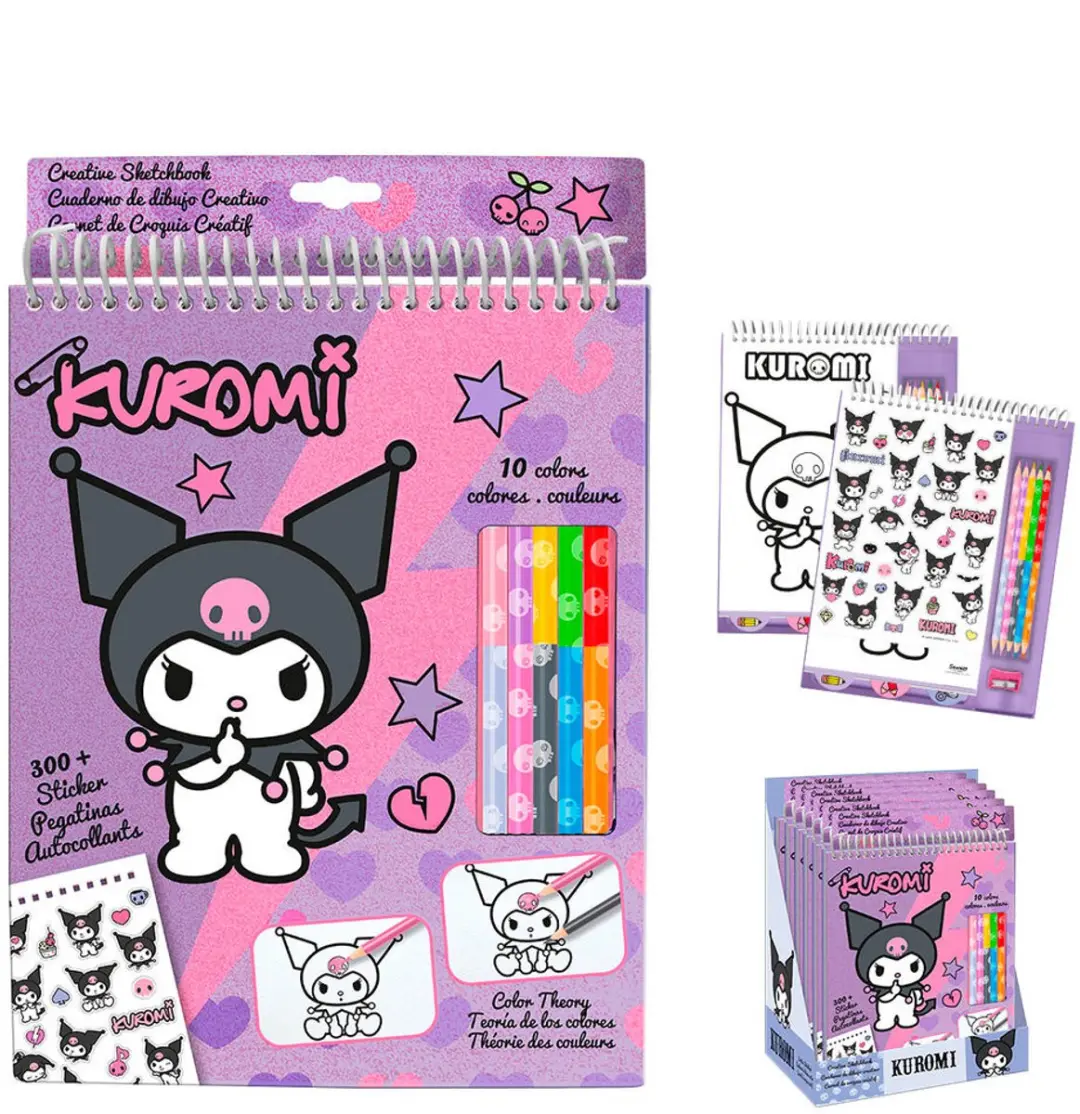 Hello Kitty & Kuromi kleurboek