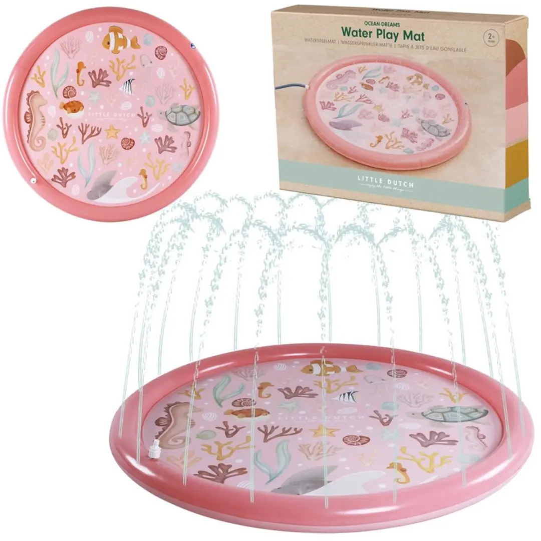 Little Dutch Sprinklermat Ocean Dreams Roze 150 cm