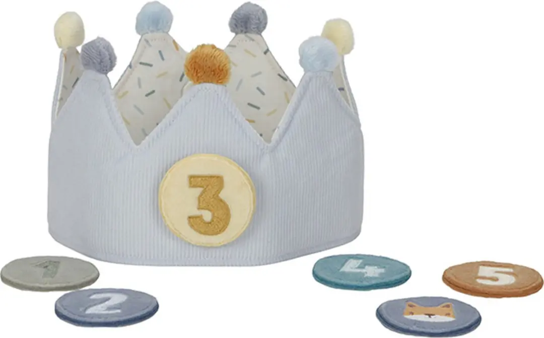Little Dutch Verjaardagskroon - Blauw - afbeelding 6 van 6