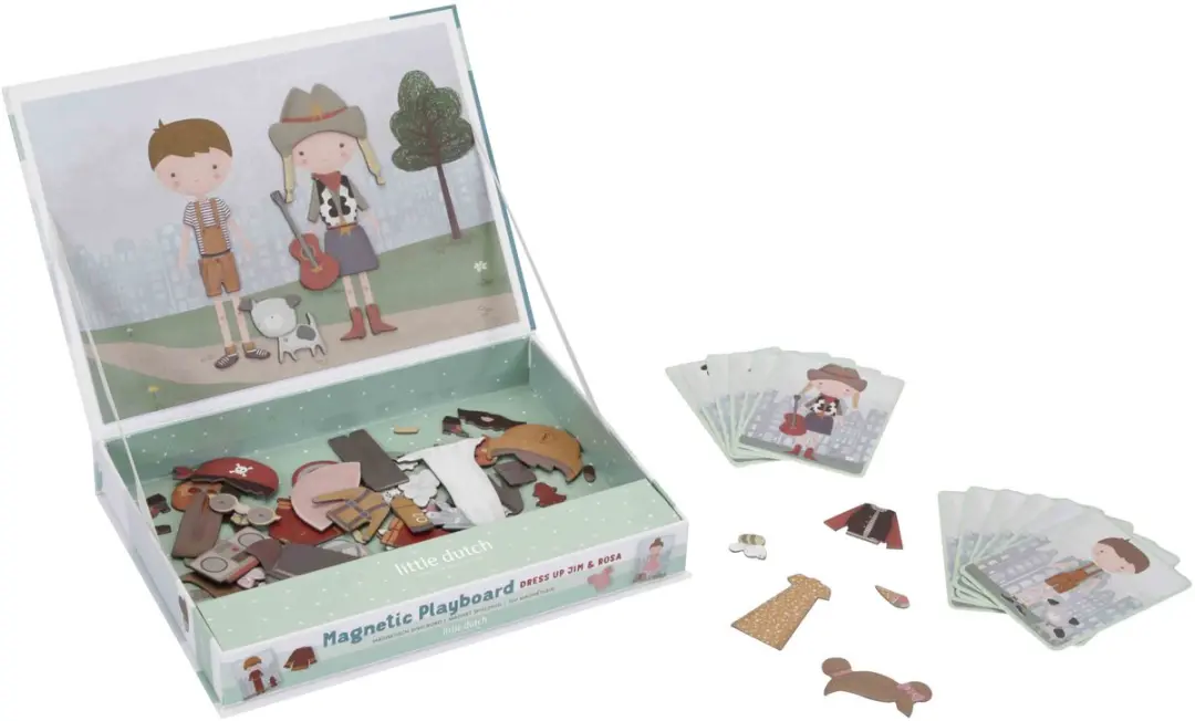 Little Dutch Magnetisch Speelbord Jim & Rosa FSC - LD4776