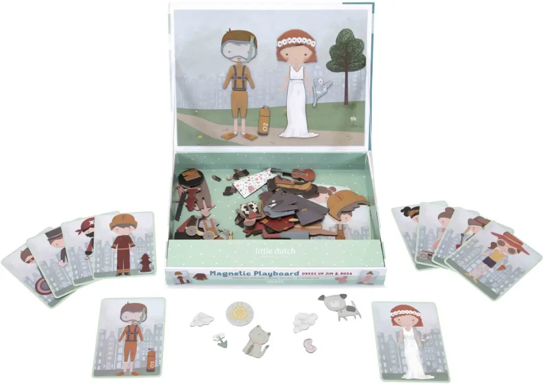 Little Dutch Magnetisch Speelbord Jim & Rosa FSC - LD4776