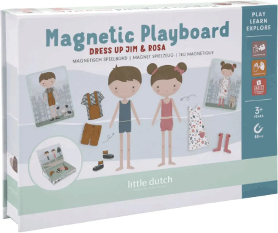 Little Dutch Magnetisch speelbord Jim & Rosa FSC