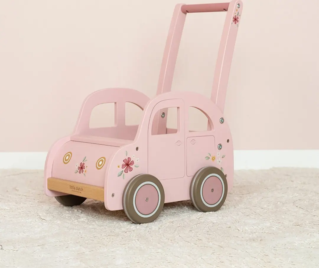 Little Dutch Loopwagen Roze