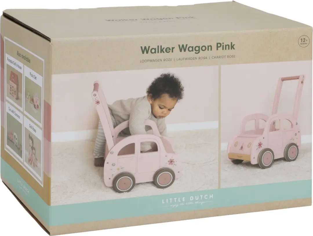 Little Dutch Loopwagen Roze