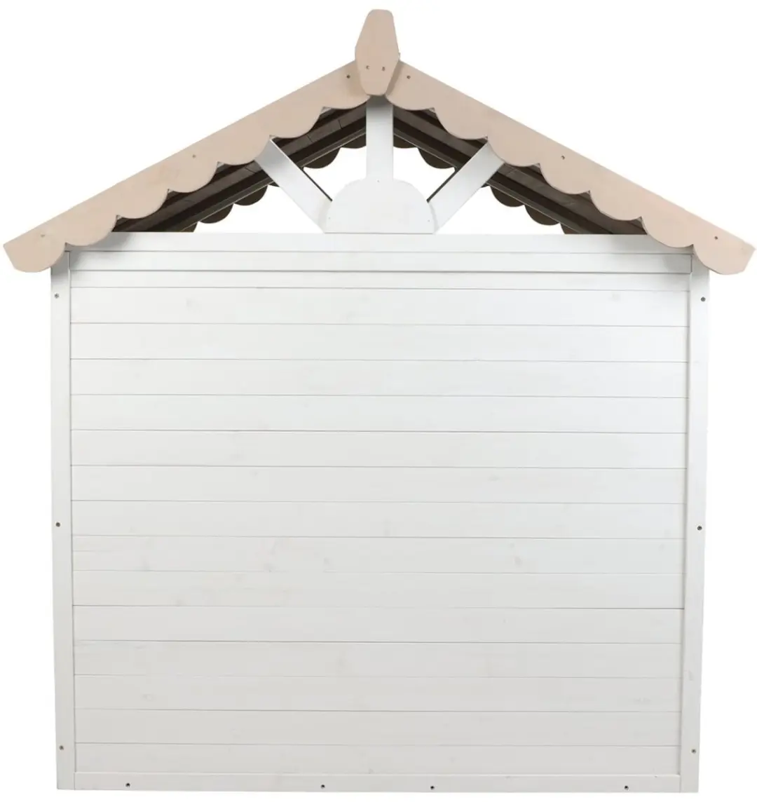 Little Dutch Houten Buiten Speelhuisje LD9126 - Wit/ Groen - afbeelding 6 van 6