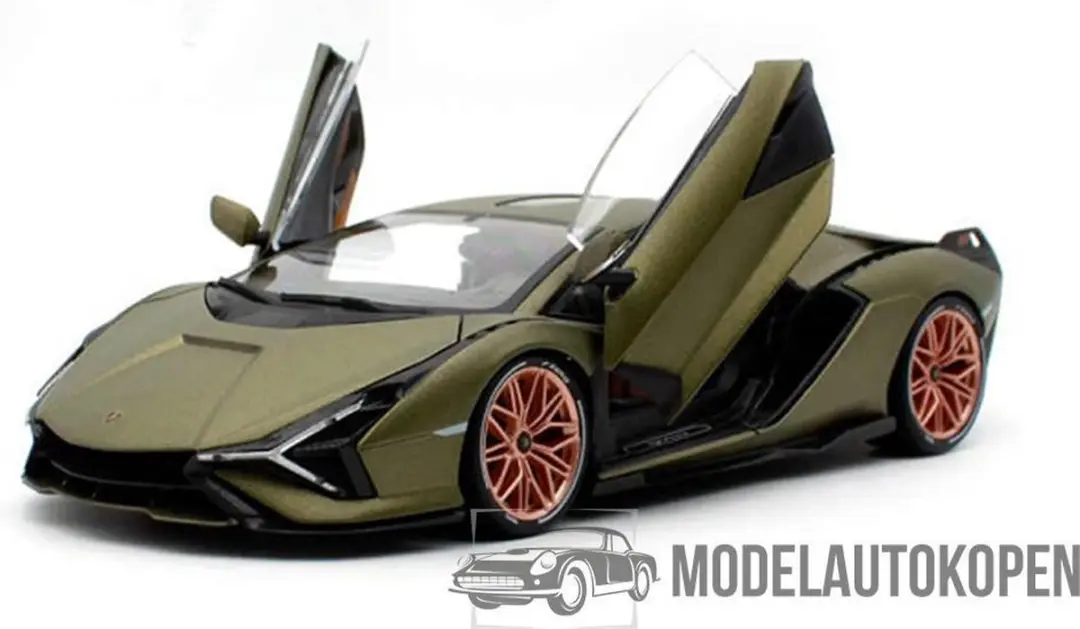 Lamborghini Sián FKP 37 (Legergroen) 1:18 Bburago