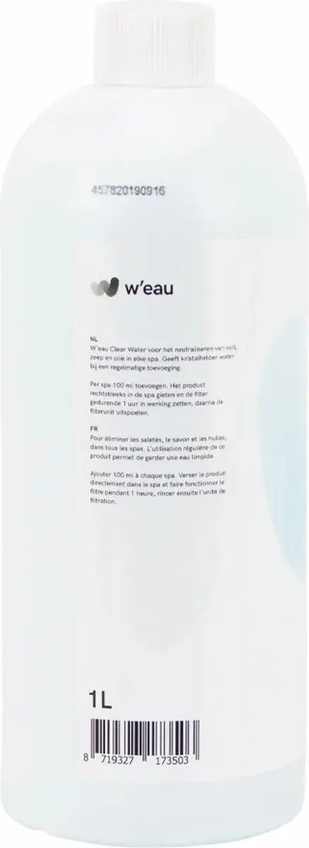 W'eau Clear Water 1L - afbeelding 3 van 3