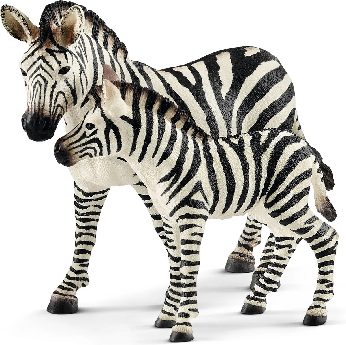 Schleich WILD LIFE Zebraveulen Speelfiguur 14811 - Wit/Zwart