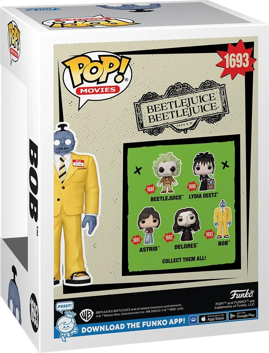 Funko Pop! Movies Beetlejuice Bob #1693 - Veelkleurig